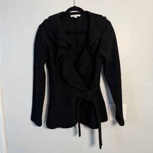 Sarah Spencer Elegant wool wrap sweater